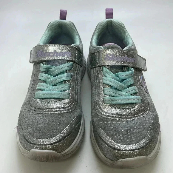 Skechers Girls Dreamy Lites Ready to Shine Sneaker Size 13 - Picture 2 of 7